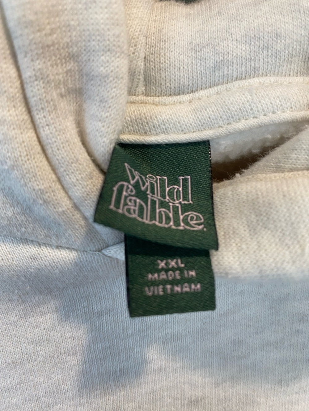 Classic Women’s Hooded Pullover Sweatshirt in White Heather - Picture 2 of 4